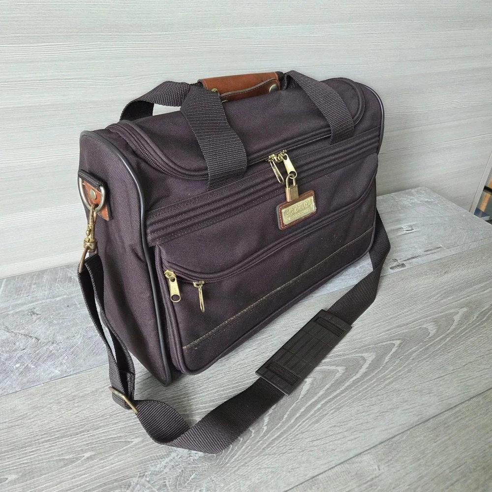Ricardo Beverly Hills Air Cruiser II Duffel‎ Bag Unisex Brown Canvas Travel Bag